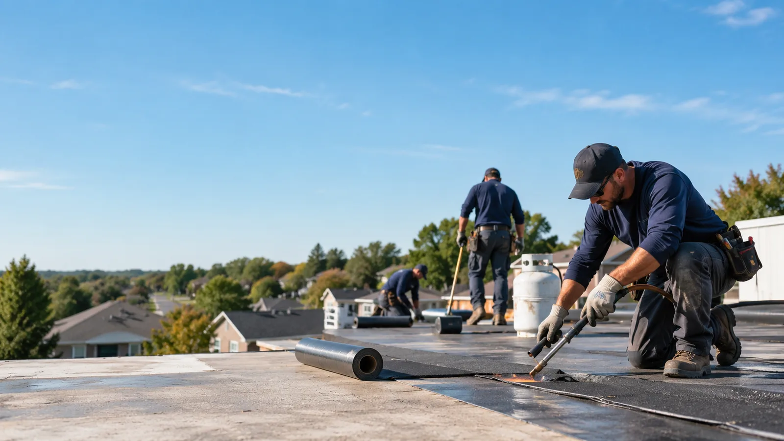 Flat Roof Leak Repair providers in Dana, IL
